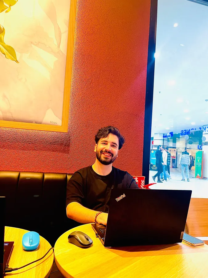 At work