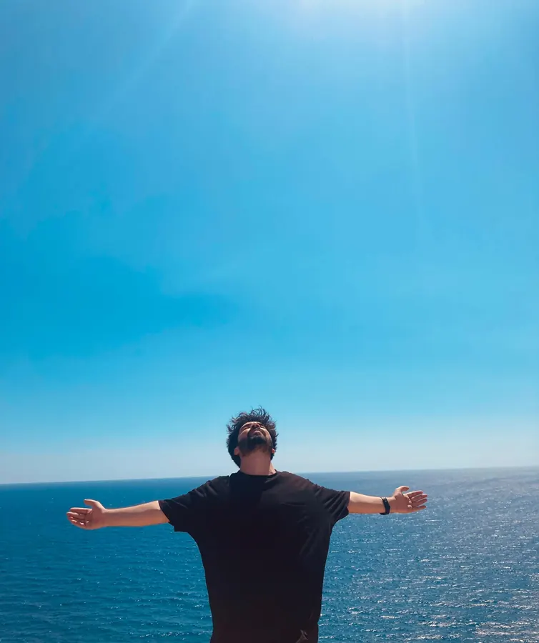 Facing the sea